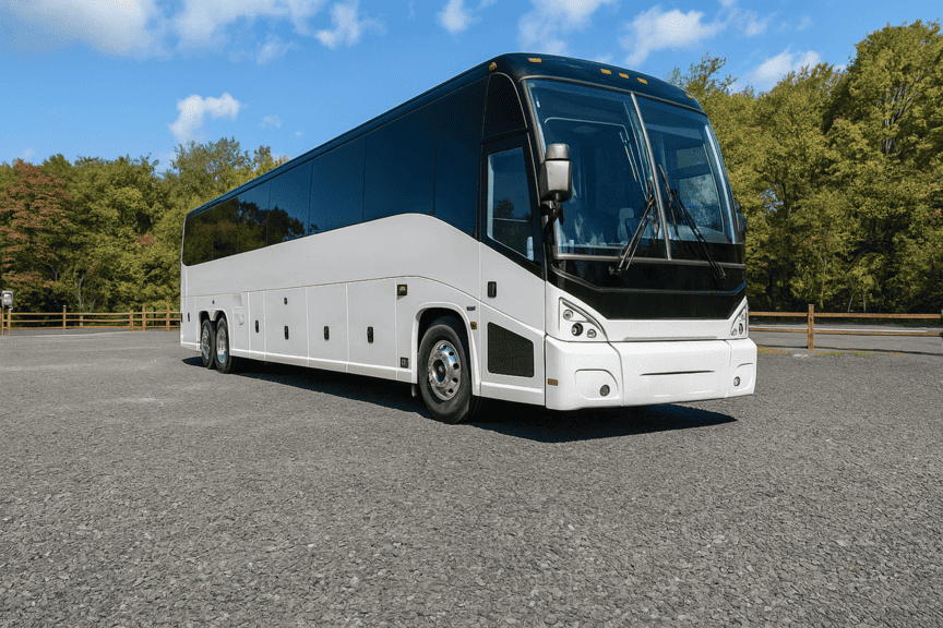 picture of Charter Bus Rental Conroe coach bus